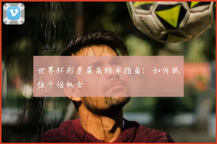 世界杯彩票最高赔率指南：如何抓住千倍机会