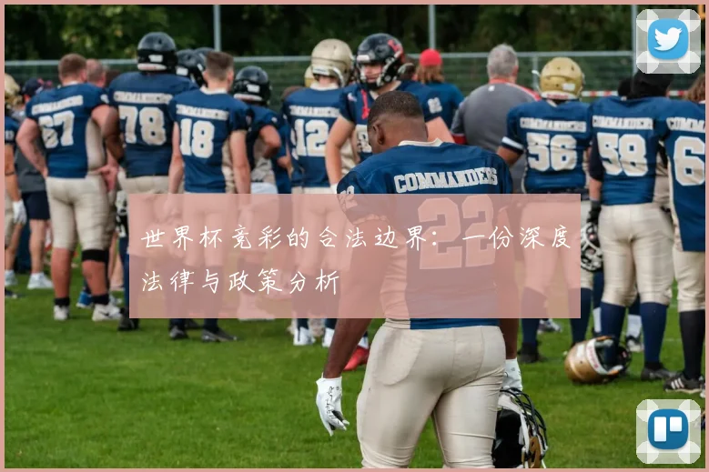 世界杯竞彩的合法边界：一份深度法律与政策分析